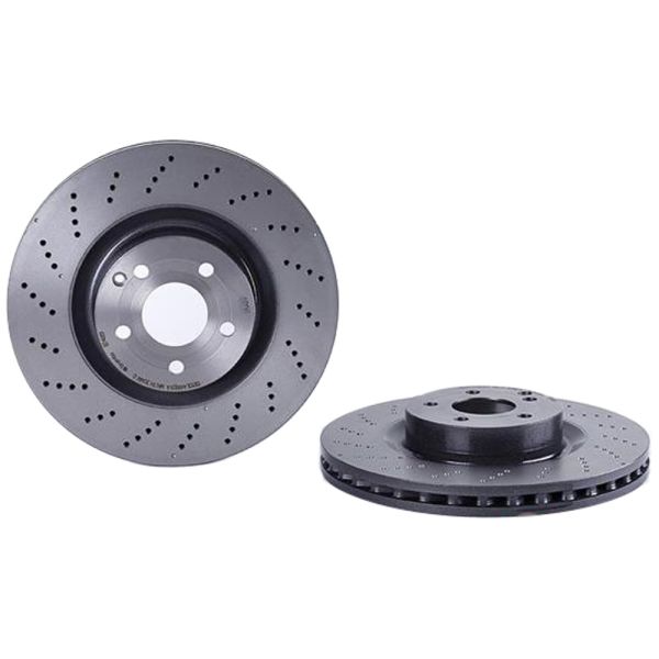 Brembo 09.B746.51 Brake Disc Rotor Pair Front 344mm