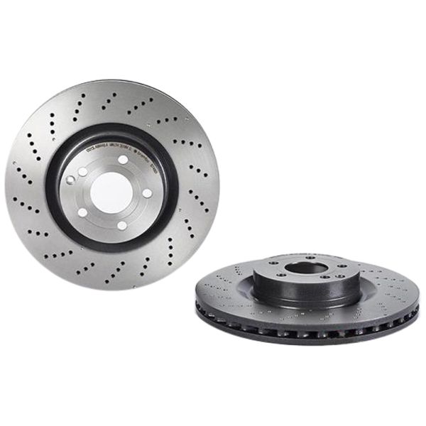 Brembo 09.B746.61 Brake Disc Rotor Pair Front 344mm
