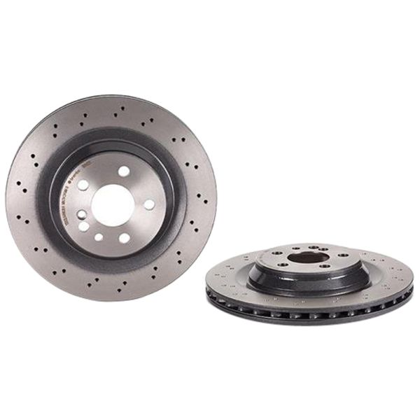 Brembo 09.B842.21 Brake Disc Rotor Pair Rear 330mm