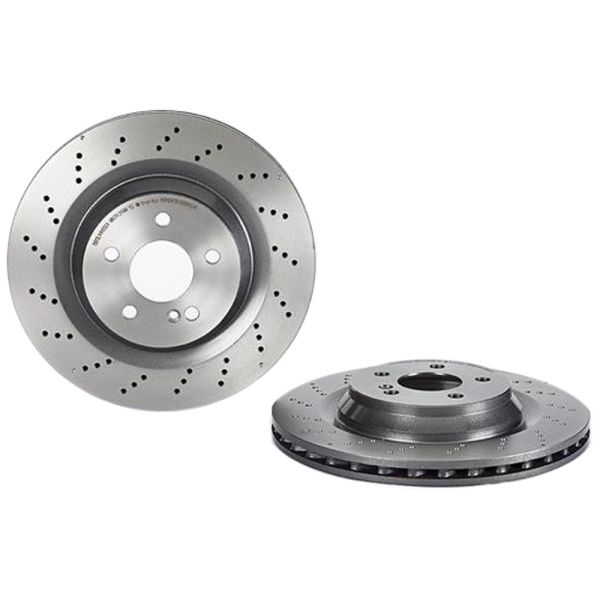 Brembo 09.B842.41 Brake Disc Rotor Pair Rear 330mm