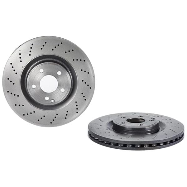 Brembo 09.B855.51 Brake Disc Rotor Pair Front 344mm