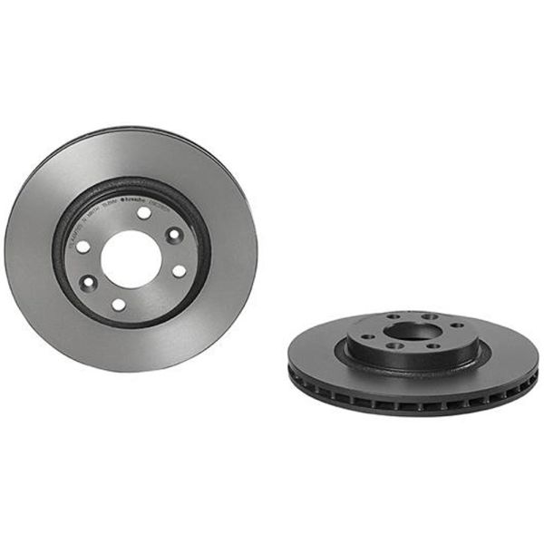 Brembo 09.C285.11 Brake Disc Rotor Pair Front 258mm
