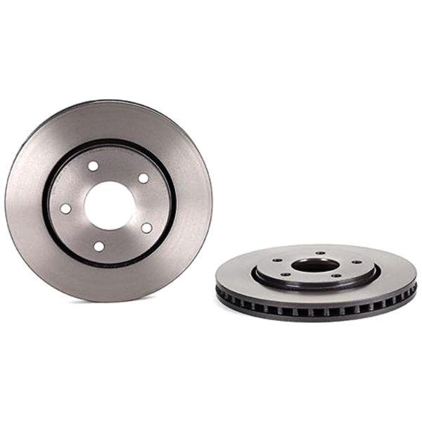 Brembo 09.N124.11 Brake Disc Rotor Pair Front 302mm