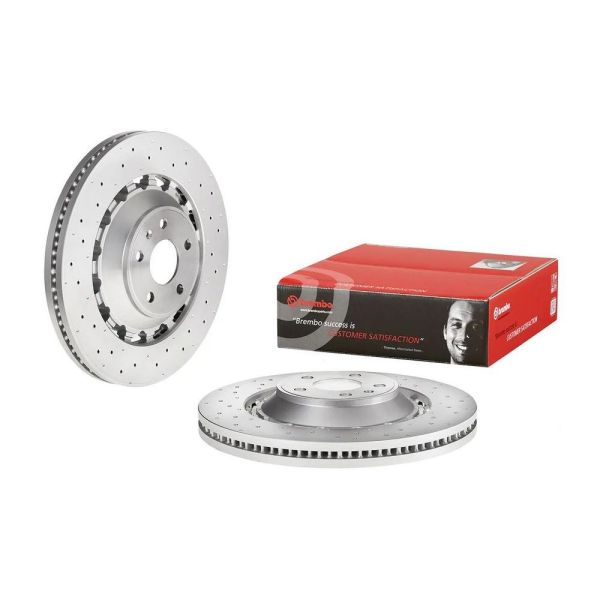Brembo 09.D174.33 Brake Disc Rotor Pair Front 370mm