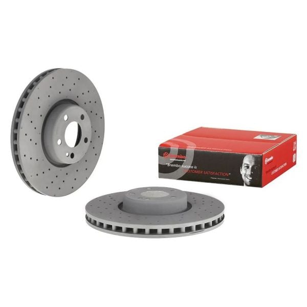 Brembo 09.D529.23 Brake Disc Rotor Pair Front Right 342mm