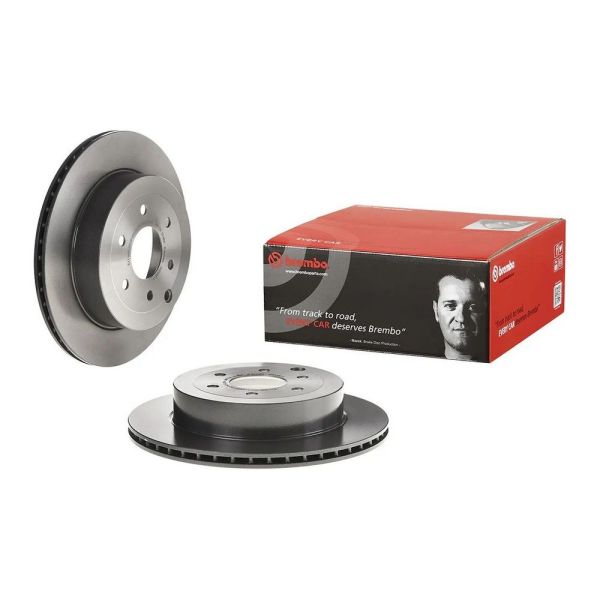 Brembo 09.D942.11 Brake Disc Rotor Pair Rear 308mm