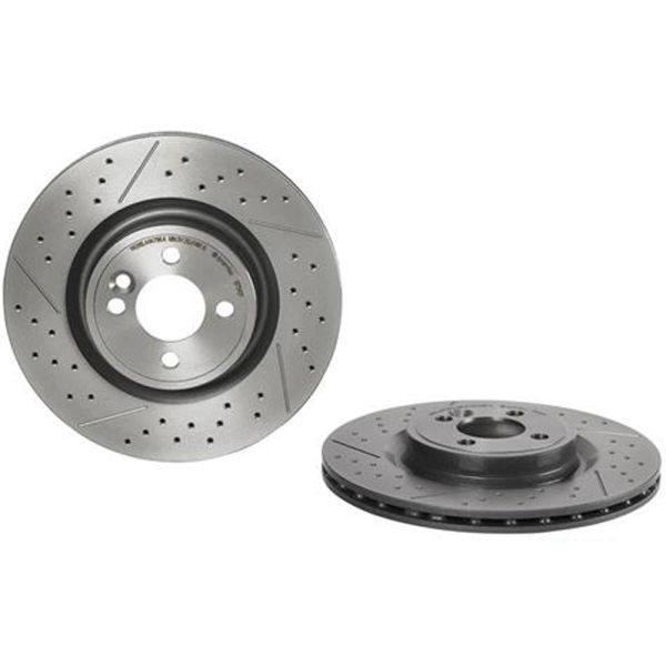 Brembo 09.B754.21 Brake Disc Rotor Pair Front 316mm