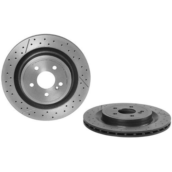 Brembo 09.B788.11 Brake Disc Rotor Pair Rear 330mm