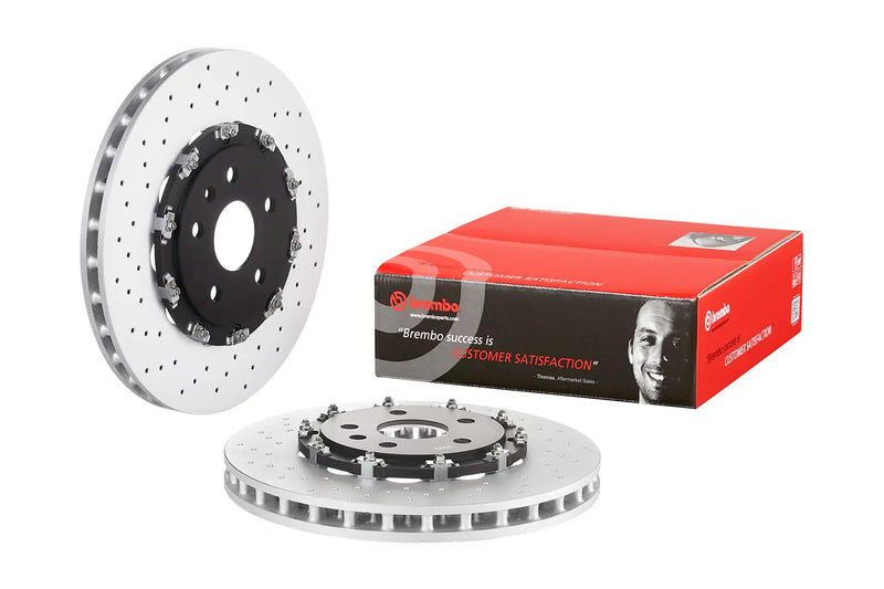Brembo 09.A804.33 Brake Disc Rotor Pair Front 355mm