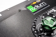Radium Engineering Radium Engineering Dry Carbon Fibre Fuel Cell Lid - Suits 10/14 Gallon Tank, product image, part 13-0410-01