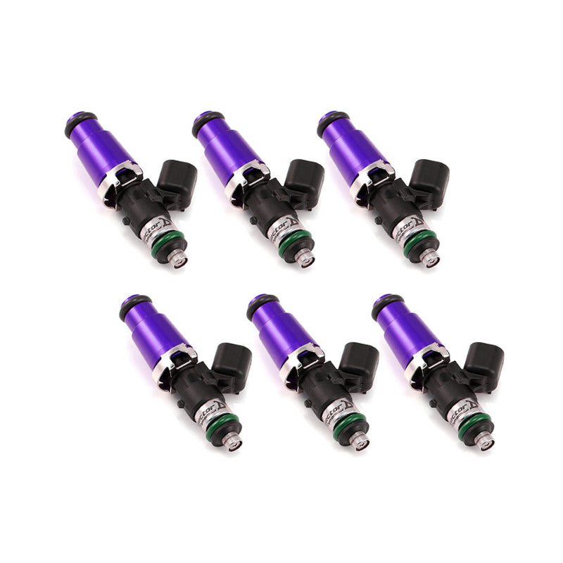 Injector Dynamics Injector Dynamics XDS Injectors - 60mm, 14mm Top, 6-Cyl Set | Toyota 2JZ-GTE, Nissan 300ZX, Holden Commodore V6, BMW E36 M3, Porsche 911, product image, part 1050.60.14.14.6