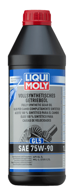 LIQUI MOLY Fully Synthetic Gear Oil (GL5) SAE 75W-90 1 L 1414