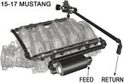 Radium Engineering Radium Engineering Fuel Hanger Plumbing Kit with Microglass Filter, Ford Mustang (2015-2017), product image, part 20-1816-05