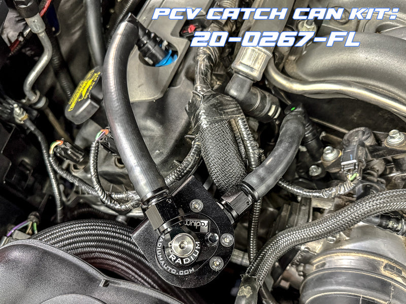 Radium Engineering Radium Engineering PCV Fluid Lock Catch Can Kit, Ford Mustang GT (2011-2017), product image, part 20-0267-FL