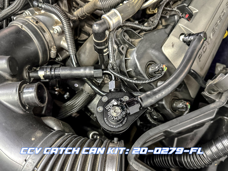 Radium Engineering Radium Engineering CCV Fluid Lock Catch Can Kit, Ford Mustang GT (2011-2014), product image, part 20-0279-FL