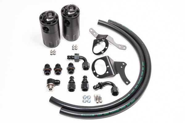 Radium Engineering Radium Engineering Dual Catch Can Kit, 15-17 Ford Mustang GT, Fluid Lock, product image, part 20-0325-FL
