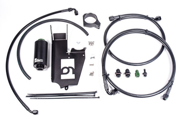 Radium Engineering Radium Engineering Fuel Hanger Plumbing Kit with Filter - Mitsubishi Evo 7-9, product image, part 20-0376-03