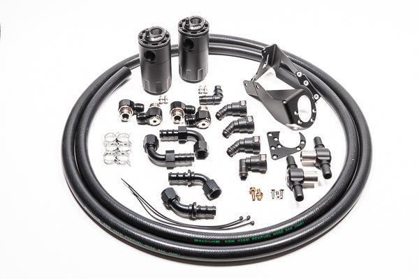Radium Engineering Radium Engineering Dual PCV/CCV Fluid Lock Catch Can Kit - Nissan Skyline GT-R R32, product image, part 20-0590-FL