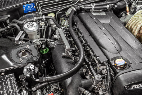 Radium Engineering Radium Engineering Dual PCV/CCV Fluid Lock Catch Can Kit - Nissan Skyline GT-R R32, product image, part 20-0590-FL