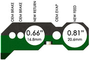 Radium Engineering Radium Engineering Fuel Brake Line Retainer Kit - Nissan Silvia S13, S14, S15/Skyline R32, R33, R34, product image, part 20-0626