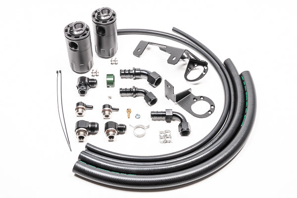 Radium Engineering Radium Engineering Dual Catch Can Kit, Toyota Supra MK5 A90, Fluid Lock, product image, part 20-0751-FL