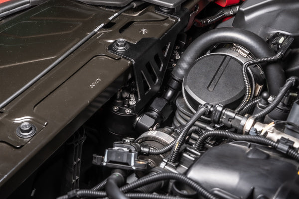 Radium Engineering Radium Engineering Dual Catch Can Kit, Toyota Supra MK5 A90, Fluid Lock, product image, part 20-0751-FL