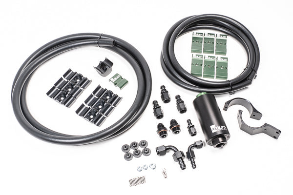 Radium Engineering Radium Engineering Fuel Hanger Plumbing Kit with Filter, Toyota GR Supra A90 / A91 (2019+), product image, part 20-0761-03