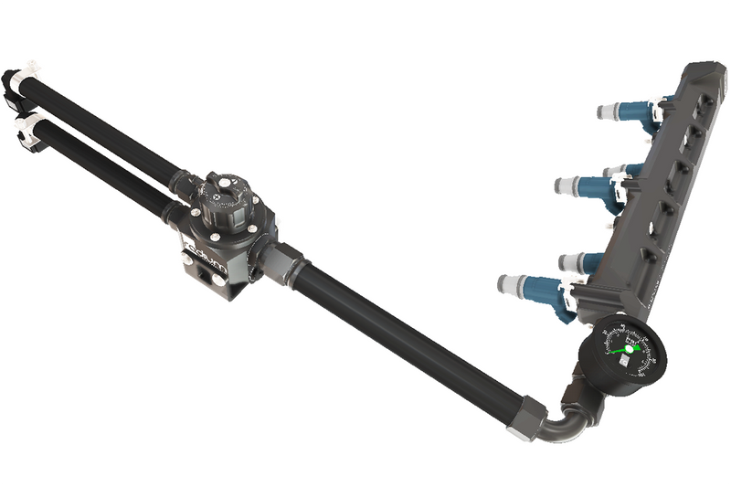 Radium Engineering Radium Engineering Fuel Rail Plumbing Kit, VW/Audi 2.8L 24V VR6, product image, part 20-0878-PK