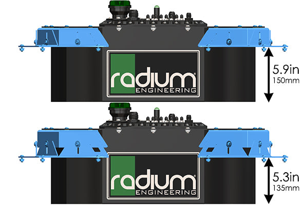 Radium Engineering Radium Engineering Spare Tire Fuel Cell Mounting Kit, product image, part 20-0931