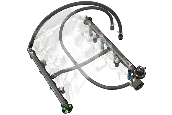Radium Engineering Radium Engineering Fuel Rail Plumbing Kit, Toyota 2UZ-FE Non VVT-i, product image, part 20-0964