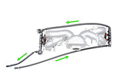 Radium Engineering Radium Engineering Series Fuel Rail Plumbing Kit, DMR RA Regulator, Subaru WRX / STI / FXT / LGT (EJ20 / EJ25), product image, part 20-0978
