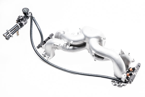 Radium Engineering Radium Engineering Parallel Fuel Rail Plumbing Kit with DMR RA Regulator - Subaru WRX 08-14/STI 08-21/FXT SH/LGT 07-14 (EJ20/EJ25), product image, part 20-0984