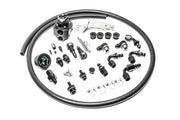 Radium Engineering Radium Engineering Parallel Fuel Rail Plumbing Kit with DMR RA Regulator - Subaru WRX 08-14/STI 08-21/FXT SH/LGT 07-14 (EJ20/EJ25), product image, part 20-0984