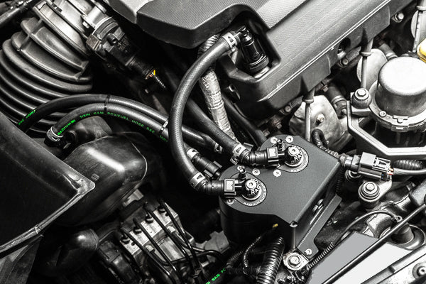 Radium Engineering Radium Engineering Dual Fluid Lock Catch Can Kit, Chevrolet Corvette C7 LT1 (2014-2019), product image, part 20-0986-FL