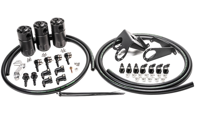 Radium Engineering Radium Engineering Dual Fluid Lock Catch Can Kit, Chevrolet Corvette C7 LT1 (2014-2019), product image, part 20-0986-FL