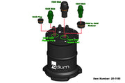 Radium Engineering Radium Engineering Fuel Surge Tank for External Pumps, product image, part 20-1195