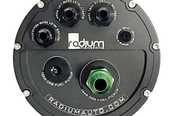 Radium Engineering Radium Engineering Fuel Surge Tank for External Pumps, product image, part 20-1195