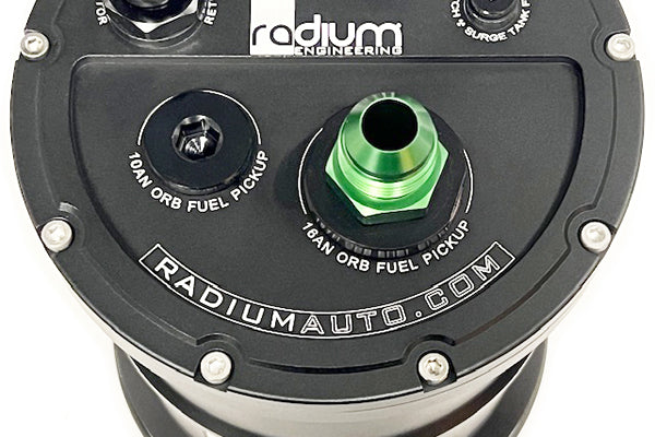 Radium Engineering Radium Engineering Fuel Surge Tank for External Pumps, product image, part 20-1195