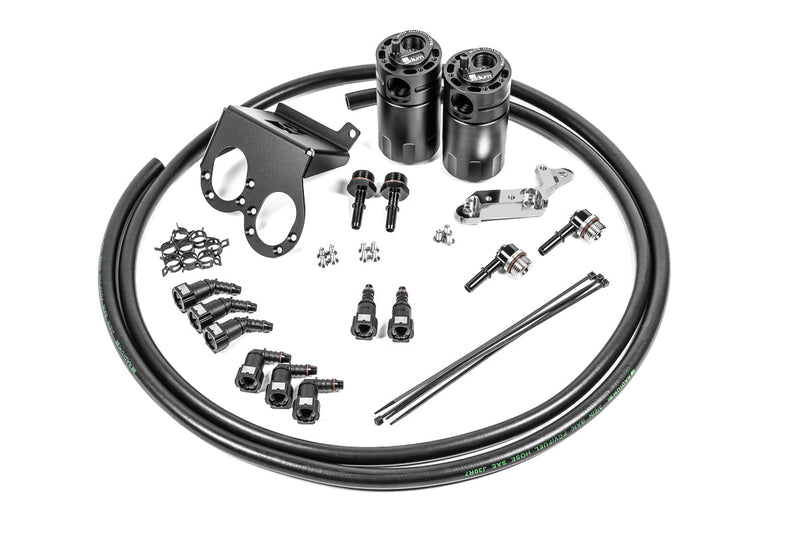 Radium Engineering Radium Engineering Dual Fluid Lock Catch Can Kit, Chevrolet Corvette C7 LT1 Dry Sump (2017-2019), product image, part 20-1286-FL