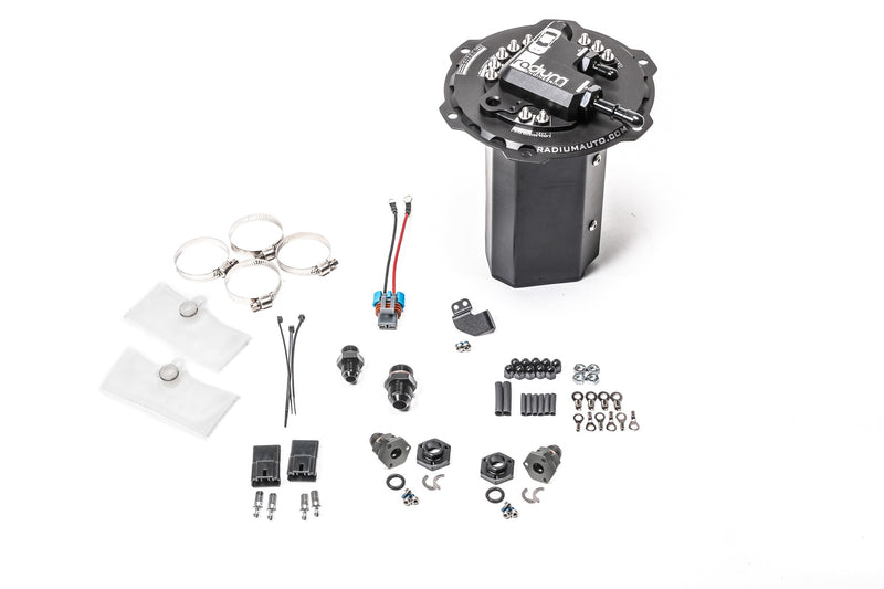 Radium Engineering Radium Engineering Fuel Pump Hanger, Mitsubishi Lancer Evolution X - DW400 (Pumps Not Included), product image, part 20-1644