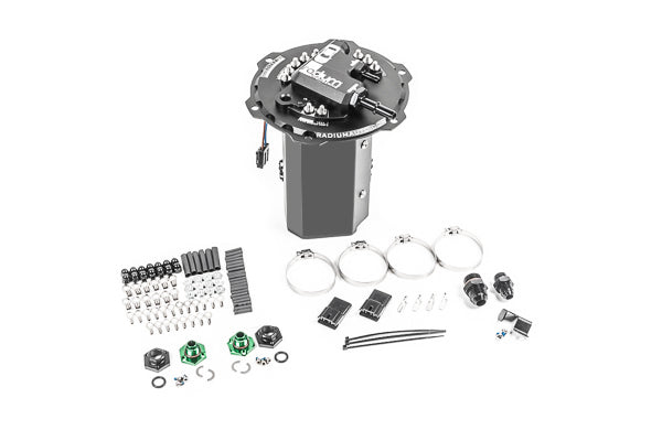Radium Engineering Radium Engineering Fuel Pump Hanger, Mitsubishi Lancer Evolution X - DW400 (Pumps Not Included), product image, part 20-1644