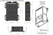 Radium Engineering Radium Engineering Large Fuel Vent Charcoal Canister Universal, product image, part 20-1828-00