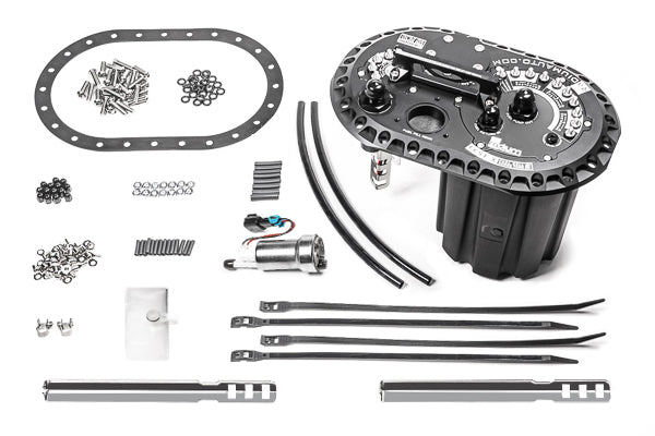 Radium Engineering Radium Engineering FCST-X Fuel Cell Surge Tank, 1 Surge Pump + 1 Lift Pump (Walbro F900), product image, part 20-1992-01