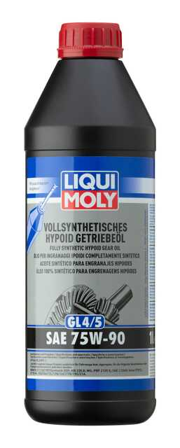 LIQUI MOLY Fully Synthetic Hypoid Gear Oil (GL4/5) 75W-90 1 L 1024 product image