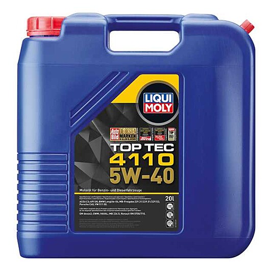Liqui Moly Top Tec 4110 Motor Oil 5W-40 20L 21480