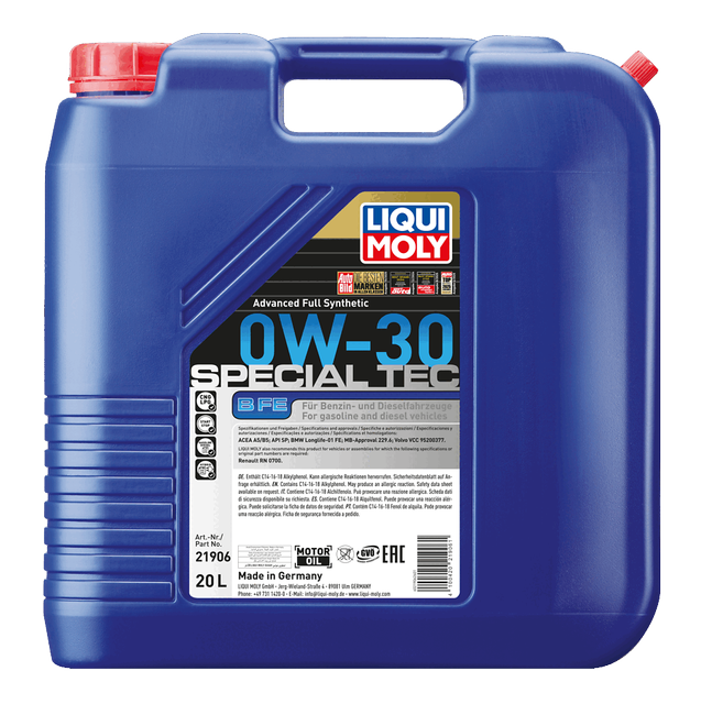 LIQUI MOLY Special Tec B FE 0W-30 20 L 21906
