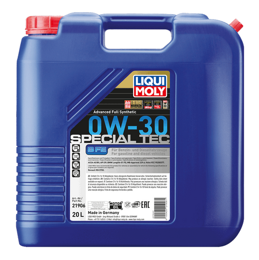 LIQUI MOLY Special Tec B FE 0W-30 20 L 21906