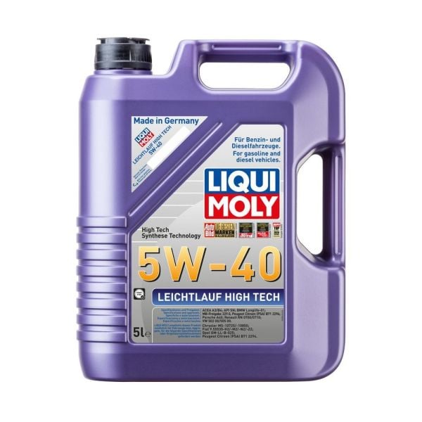 Liqui Moly Leichtlauf High Tech 5W40 5L Engine Oil 2328