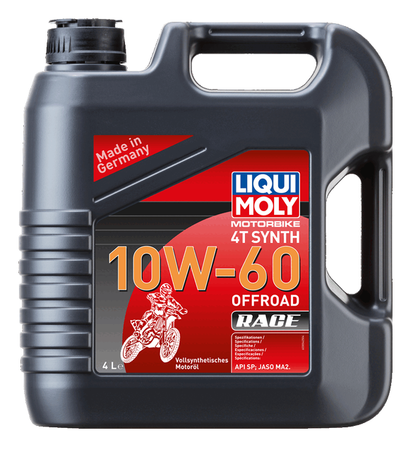 LIQUI MOLY Motorbike 4T Synth 10W-60 Offroad Race 4 L 3054