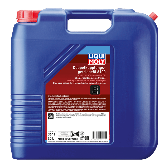 LIQUI MOLY Dual Clutch Transmission Oil 8100 20 L 3641